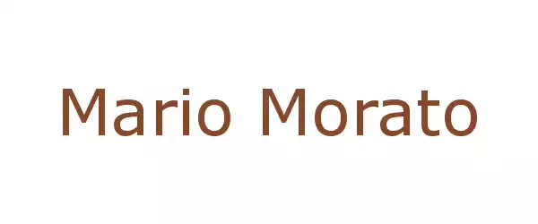 Producent Mario Morato