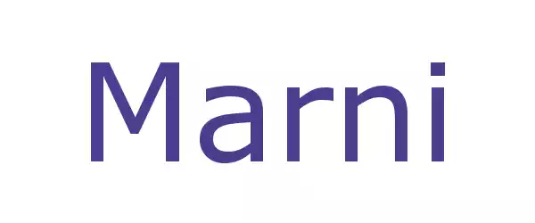 Producent Marni