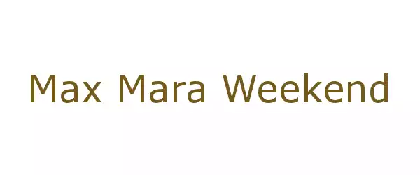Producent Max Mara Weekend
