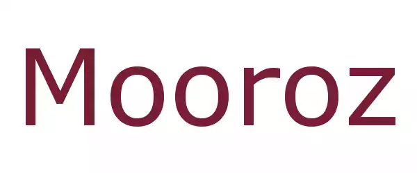 Producent Mooroz