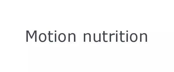 Producent Motion nutrition