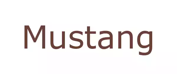 Producent Mustang