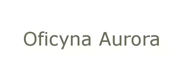 Producent Oficyna Aurora