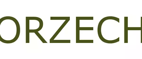 Producent ORZECH