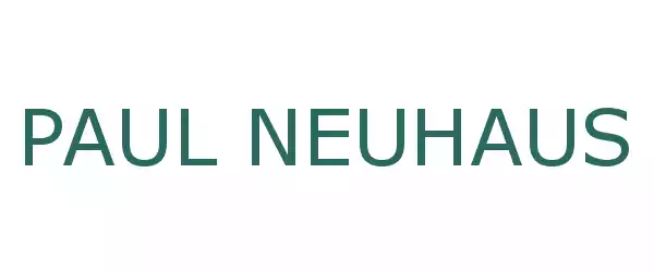 Producent Paul Neuhaus