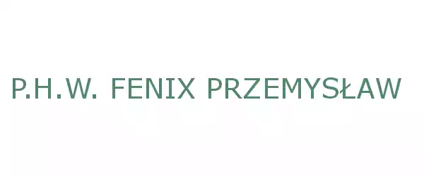 Producent P.H.W. FENIX PRZEMYSŁAW BINIECKI