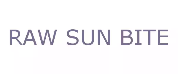 Producent RAW SUN BITE