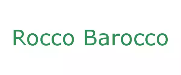 Producent Rocco Barocco