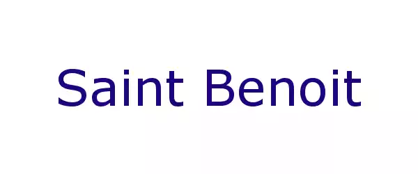 Producent Saint Benoit