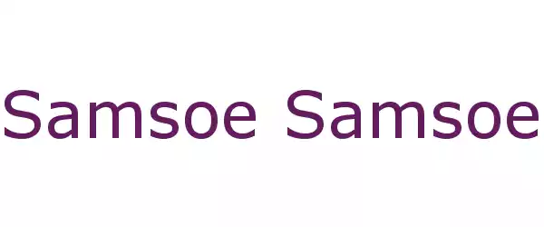 Producent Samsoe Samsoe