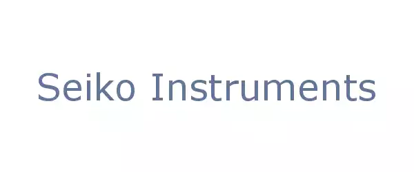 Producent Seiko Instruments