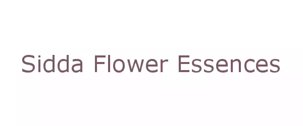Producent Sidda Flower Essences