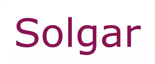 Producent Solgar