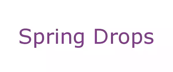 Producent Spring Drops