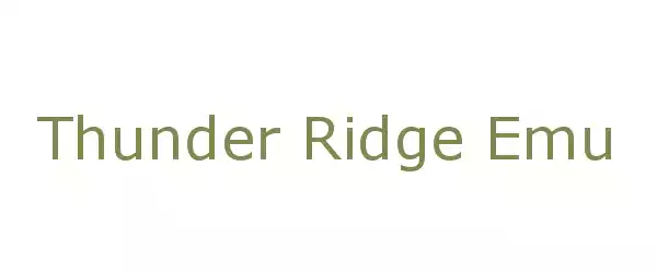 Producent Thunder Ridge Emu