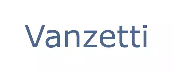 Producent Vanzetti