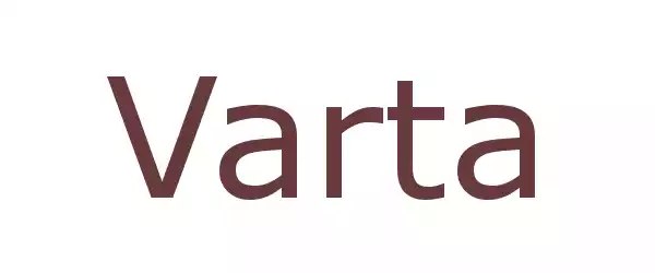 Producent Varta