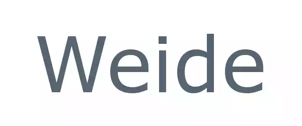Producent Weide