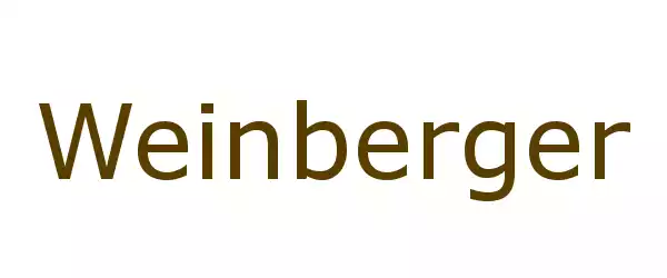 Producent Weinberger