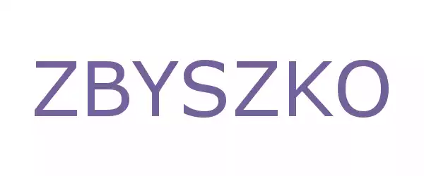 Producent Zbyszko